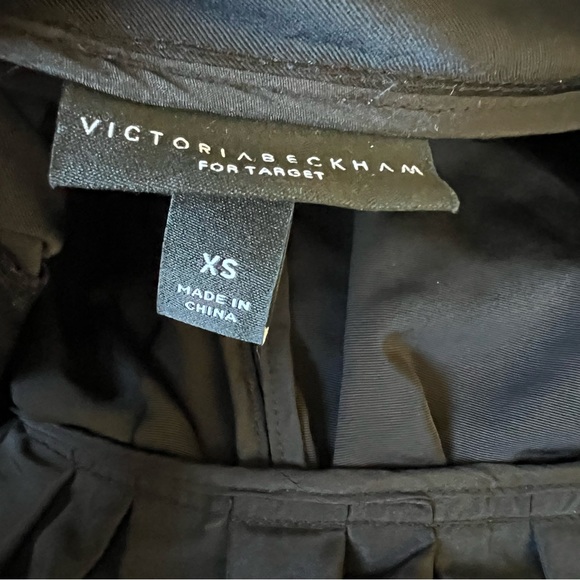 NWT Victoria Beckham Target Black Peplum Jacket - Picture 6 of 10